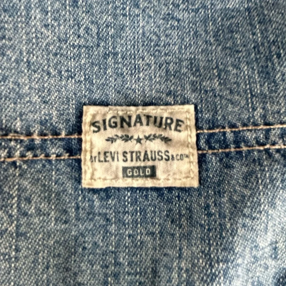 Levi Strauss Signature Gold Workwear Carpenter Jeans Mens 38x32 Blue Medium Wash